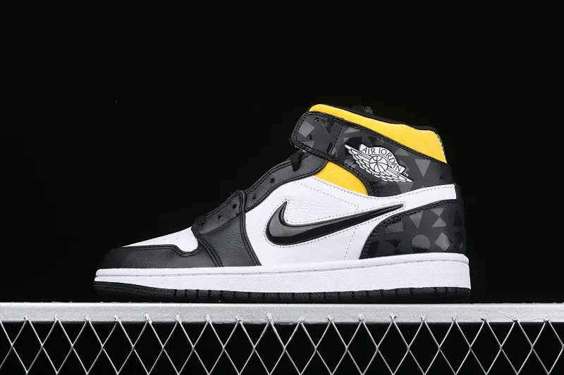 All categories Air Jordan Jordan series basketball shoes Air Jordan 1 Mid Air Jordan 1 Quai 54 Mid (2019) AJ1 Joe 1 China series French streetball four-color mandarin duck CJ9219-001